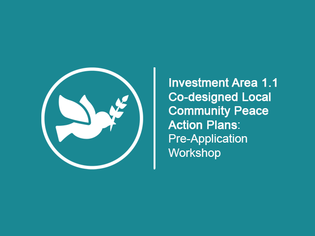 Investment area 1.1 Co-designed Local Community Peace Action Plans