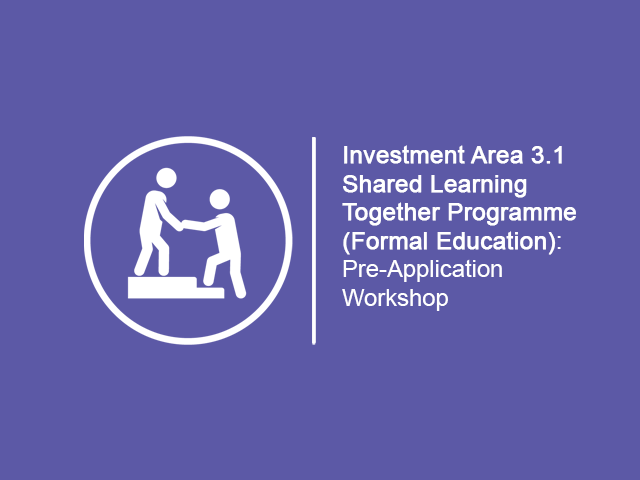 Investment Area 3.1 Shared Learning Formal Education 