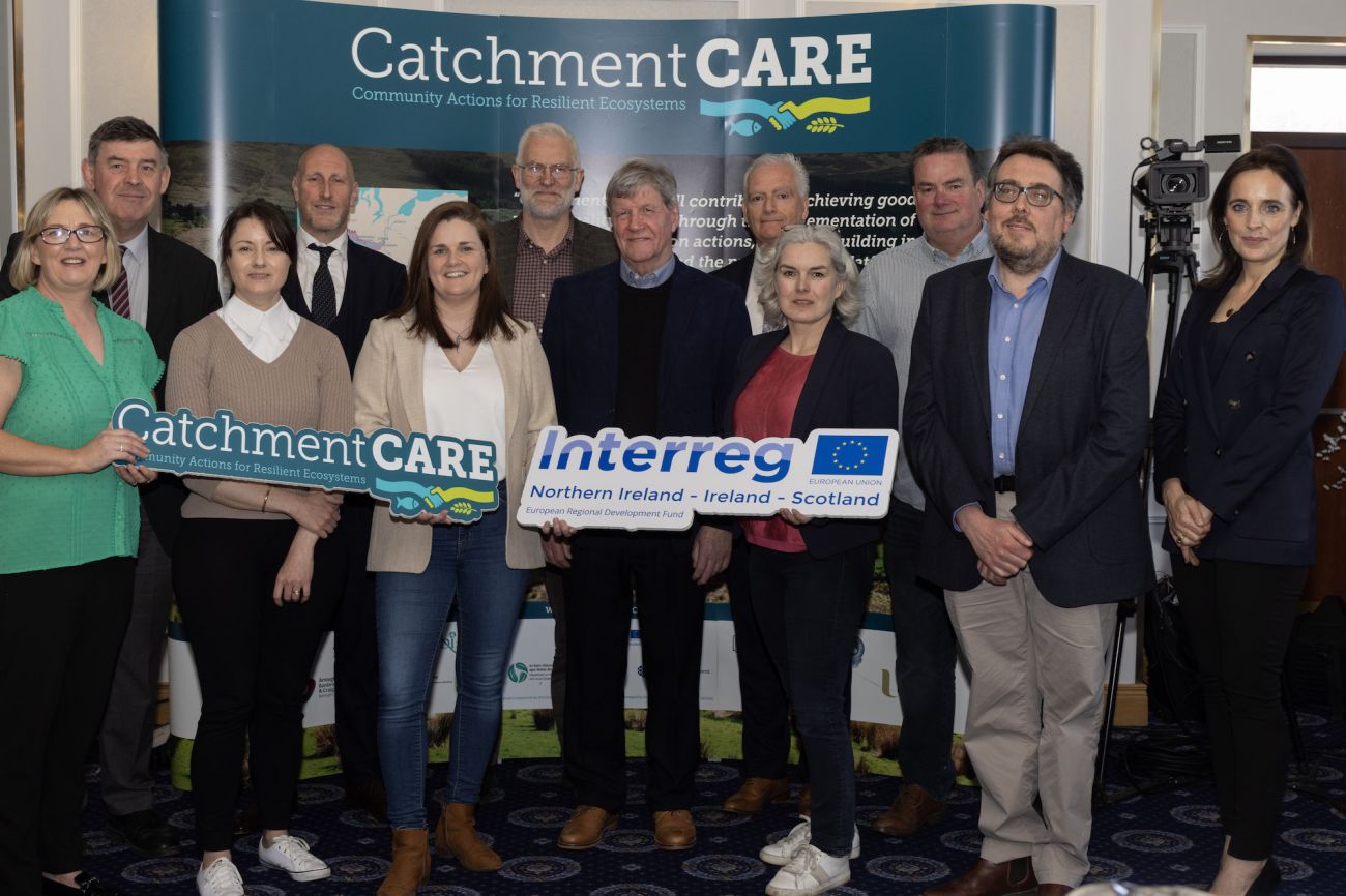 CatchmentCARE Project Team along with Ella McSweeny and Joe Mahon